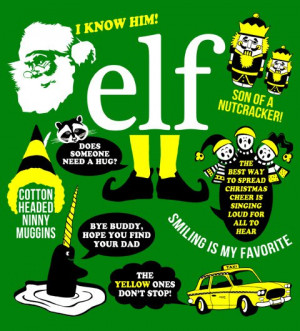 Elf Movie Quotes “I’m sorry I ruined your life and crammed eleven ...