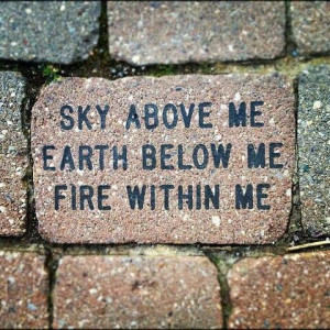 Sky, earth, fire