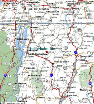 Printable Vermont Road Map
