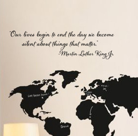 Martin Luther Kind Jr. Quote Wall Decal