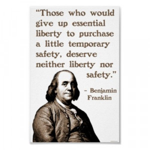 Ben Franklin on Liberty and Safety