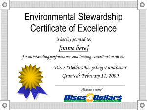 Environmental Stewardship Certificate of Excellence - PowerPoint by ...