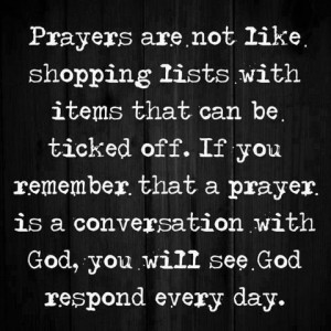 ... Is A Conversation With God, You Will See God Respond Every Day