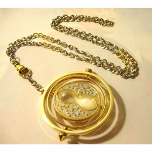 Harry Potter Time Turner Necklace in Hand Silver & by RazaelsLair ...