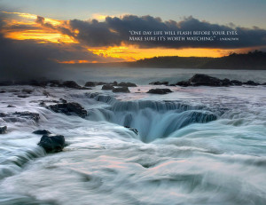 Beautiful Scenery With Inspirational Quotes