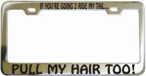 If Youre Going 2 Ride My Tail Pull My Hair RIDE/funny Phrases sayings ...