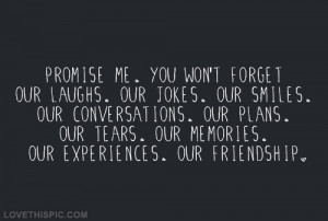 Promise quote