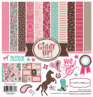 Samantha Walker Giddy Up Collection Girl 12 x 12 Collection Kit