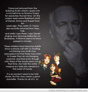 Funny Severus Snape Quotes
