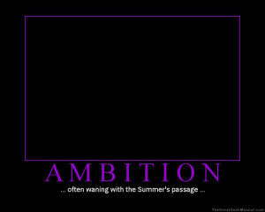 Motivational Poster: Ambition