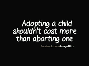 adoption vs abortion.