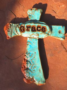 Grace Cross by RTC Pottery #crosses #handmadecrosses #gracecrosses # ...