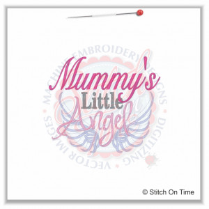 5247 Sayings : Mummy's Little Angel 5x7
