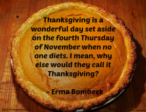 Thanksgiving Erma BombeckQuote
