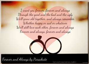 Forever and Always - Parachute