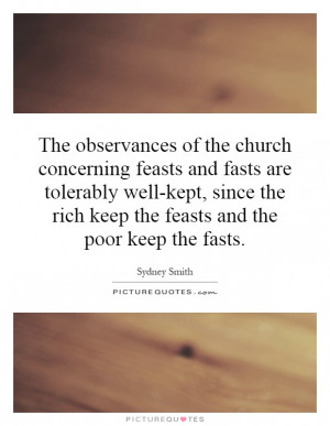 Sydney Smith Quotes Feast Quotes Fasting Quotes