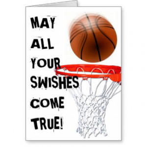 basketball birthday greeting card