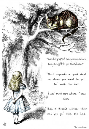 Cheshire Cat Quotes And the cheshire cat.