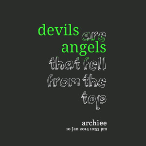 Quotes About Angels and Devils