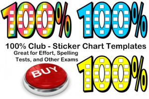 Club Sticker Charts Incentive Chart Sets With Unique Templates