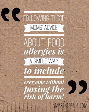 ... allergy. These are common food allergy tips from http://smartkids101
