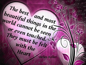 Best Quote by Helen Keller with Image !!