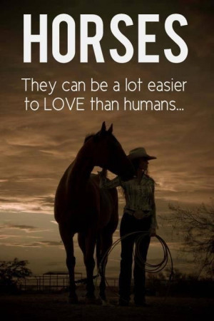 Horses aren't wicked. They don't think about hurting, about pain. They ...