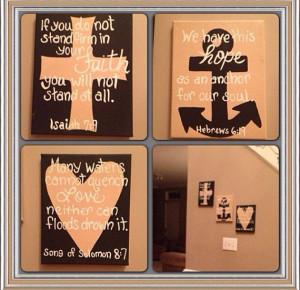Bible Quote Canvas by CelinaMarieCreations on Etsy, $30.00