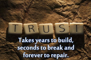 trust trust is the key trust person you love trust