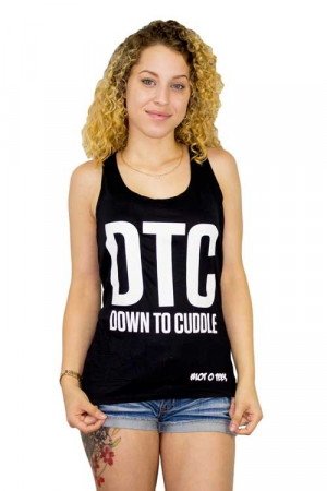 This is our DTC - Down To Cuddle women's tank top. Lot O' Tee tank ...