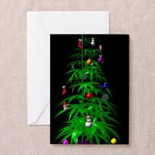Marijuana Christmas Greeting Cards