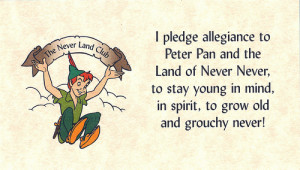allegiance, disney, kid, neverland, peter pan, pledge