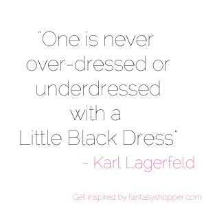 - Karl Lagerfeld #fashion #quotes Black Dresses, Lagerfeld Fashion ...