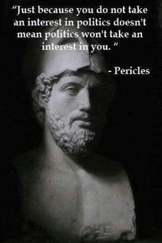 Pericles: Reminds me of Tolstoy's 