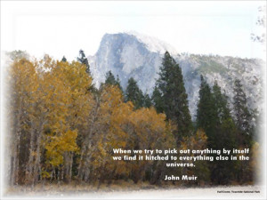 John Muir Quote Yosemite National Park