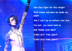 ... biersack ashley purdy jinxx cc cristen coma jake pitts quote lyrics