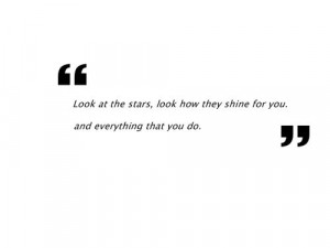 coldplay quote