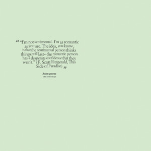 Quotes About: sentimentality