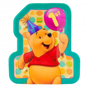 Home > Pooh's First Birthday Shaped Dinner Plates (8 count)