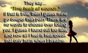 Time heals all wounds quote