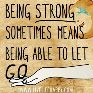 Being strong.....