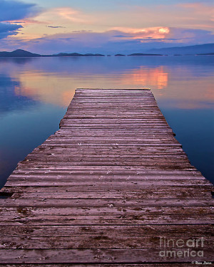 Flathead Lake Dock Sunset...