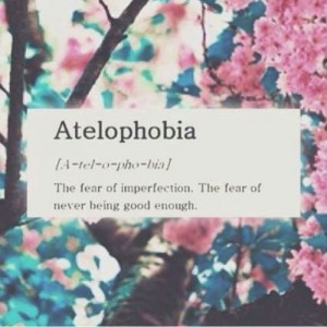 Atelophobia on We Heart It .