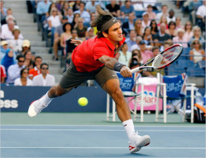 Federer, of Switzerland, won in straight sets, 6-2, 7-5, 6-2, breaking ...