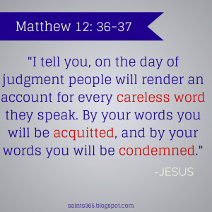 OUCH! Meditating on this Scripture brings to mind a barrage of images ...