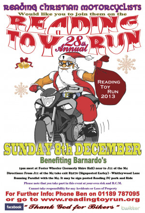 Reading Christmas Toy Run 2013