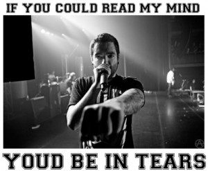 If you could read my mind you'd be in tears! #adtr
