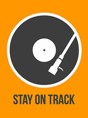 Romantic Quotes Posters - Stay On Track Vinyl Poster 1 Poster by ...