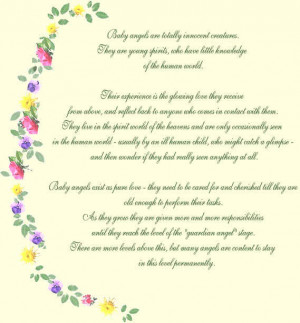 Sayings Baby Angel Poem Picture By Wvannabanana Photobucket