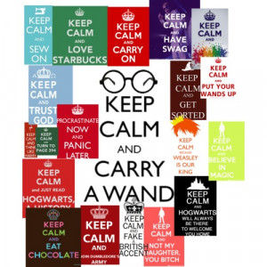 Harry Potter/Keep Calm Quotes - Polyvore